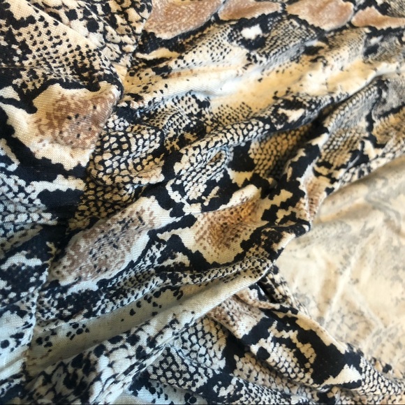 Snake Skin Flare Dress - Picture 5 of 5